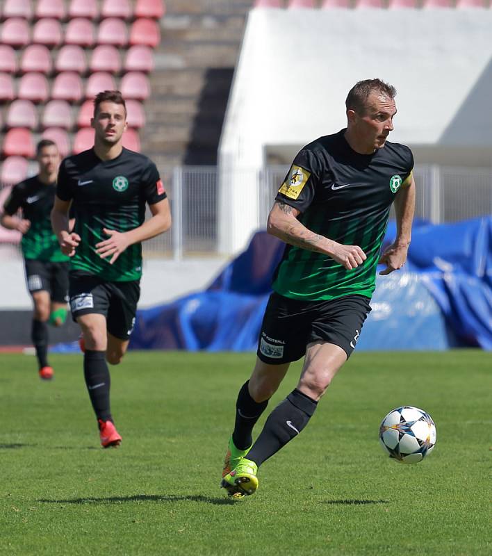 Utkání FNL Olympia Praha - 1. FK Příbram 2:2.