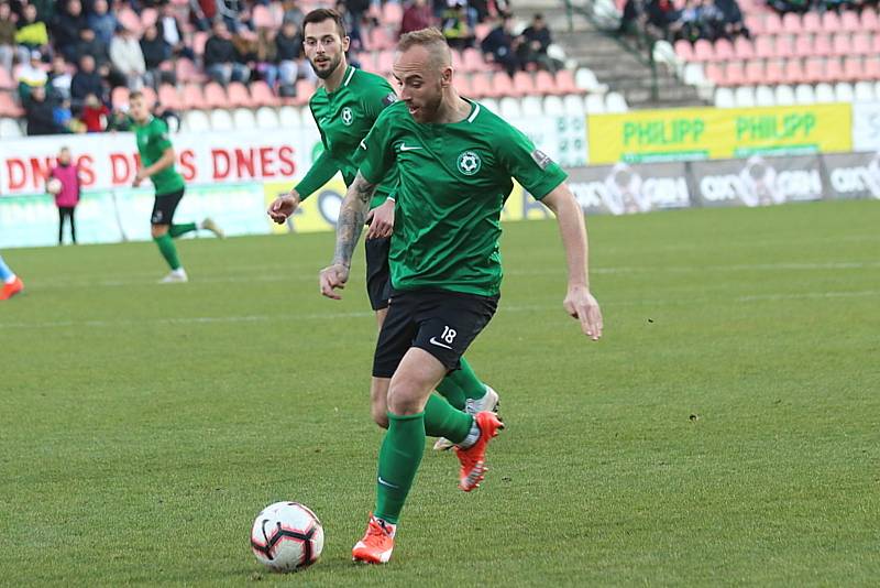 Zápas 25. kola FORTUNA:LIGY 1. FK Příbram - Slavia Praha 0:2.