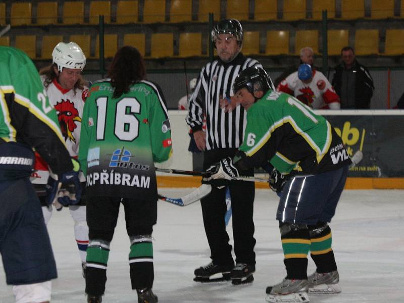 Hokejový maraton - zápas Příbram vs. Kladno.