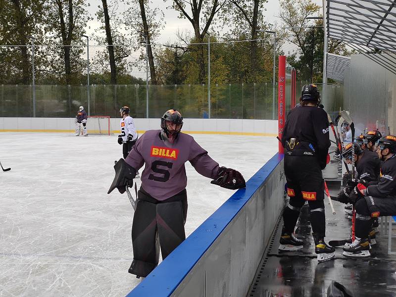 Trénink HC Sparta Praha v Dobříši.