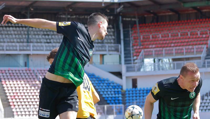 Utkání FNL Olympia Praha - 1. FK Příbram 2:2.