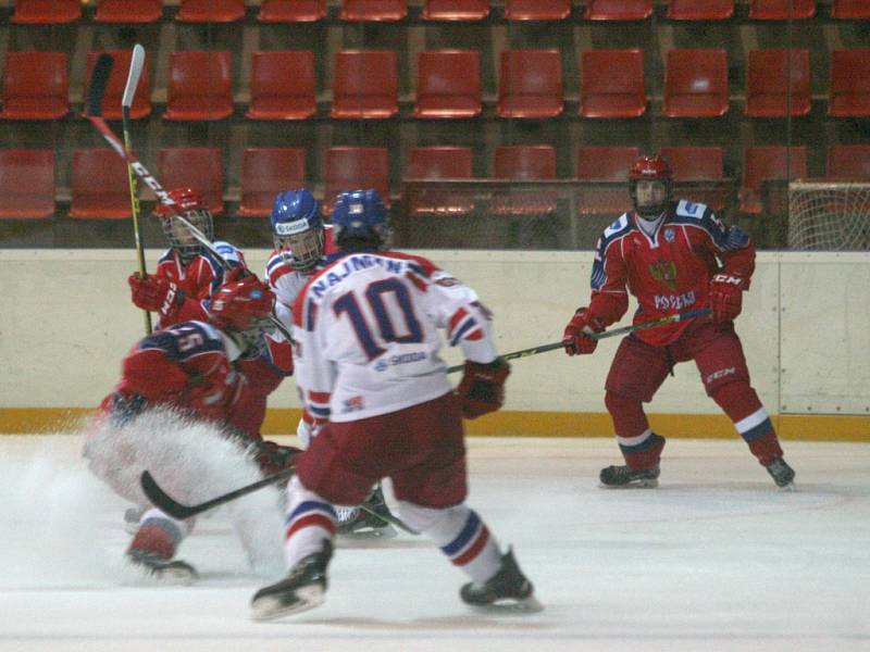 Mezistátní zápas U18 v Příbrami: ČR - Rusko.