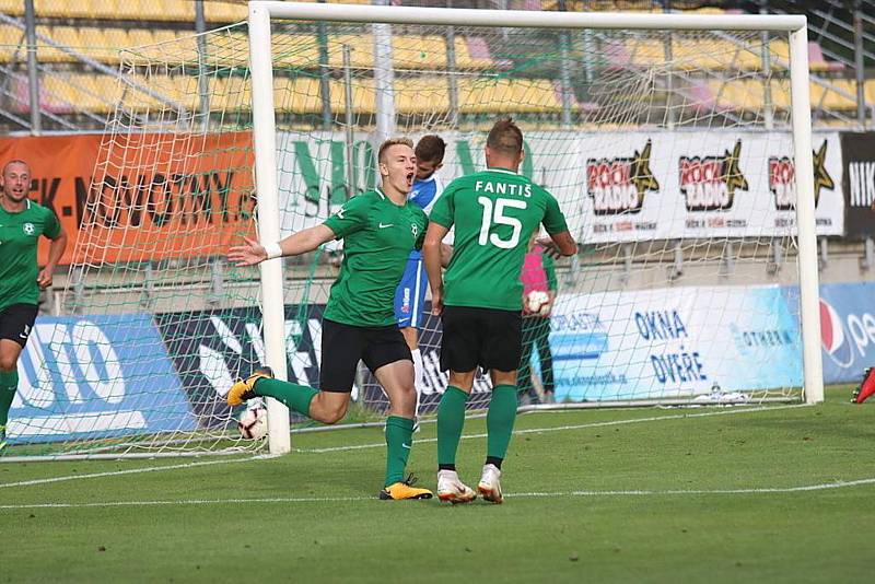 Zápas 6. kola FORTUNA:LIGY 1. FK Příbram - Slovan Liberec 1:3.