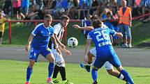 Stadion V Lipkách v Dobříši zažil ve středu v podvečer fotbalový svátek. K utkání 2. kola českého poháru MOL Cup sem přijel prvoligový tým Slovan Liberec.