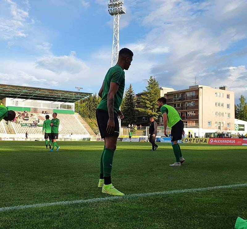 Ze zápasu FORTUNA:LIGY Příbram - Slavia