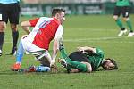 Zápas 25. kola FORTUNA:LIGY 1. FK Příbram - Slavia Praha 0:2.