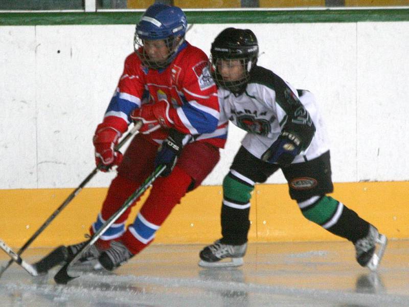 O hornický kahan. Utkání HC Příbram - HC České Budějovice (7:1).