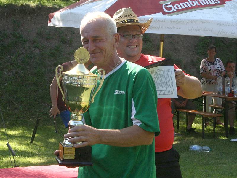 Ze 14. ročníku Memoriálu Petra Duška v malé kopané, který se konal 29. července 2017 v Hluboši.