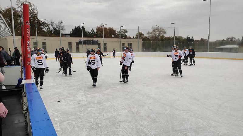 Trénink HC Sparta Praha v Dobříši.