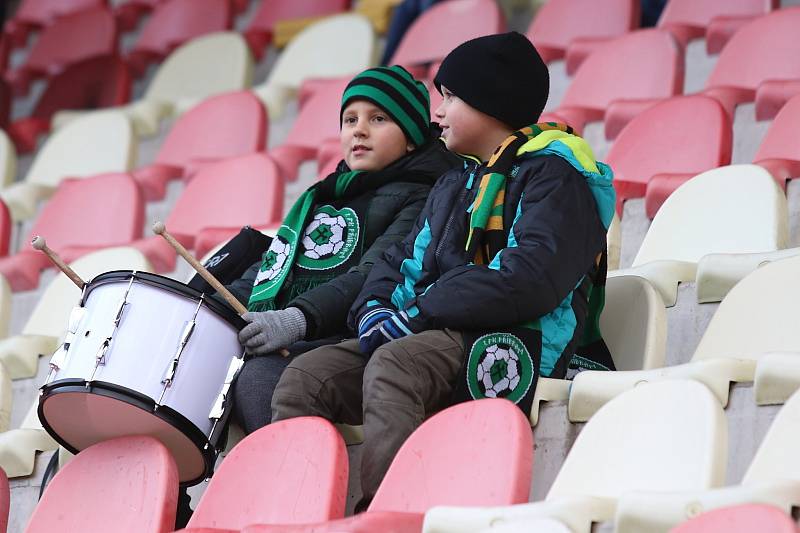 FORTUNA:LIGA, 20. kolo: 1. FK Příbram - 1. FC Slovácko (1:4).