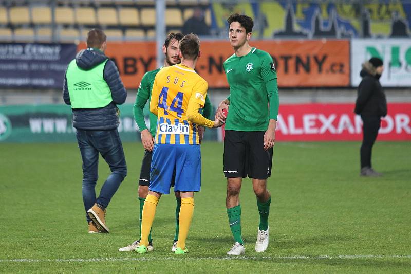 Zápas 16. kola FORTUNA:LIGY Příbram - Opava 0:0.