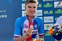 Mathias Vacek na Mistrovství Evropy v cyklistice do 23 let v Portugalsku.