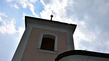 Kostel svaté Barbory v Pročevilech.