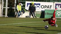 Utkání 10. kola FORTUNA:LIGY 1. FK Příbram - Mladá Boleslav 3:0 (1:0).