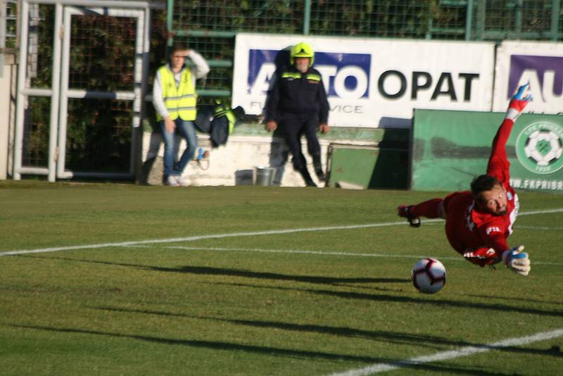 Utkání 10. kola FORTUNA:LIGY 1. FK Příbram - Mladá Boleslav 3:0 (1:0).