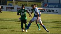 Utkání 10. kola FORTUNA:LIGY 1. FK Příbram - Mladá Boleslav 3:0 (1:0).