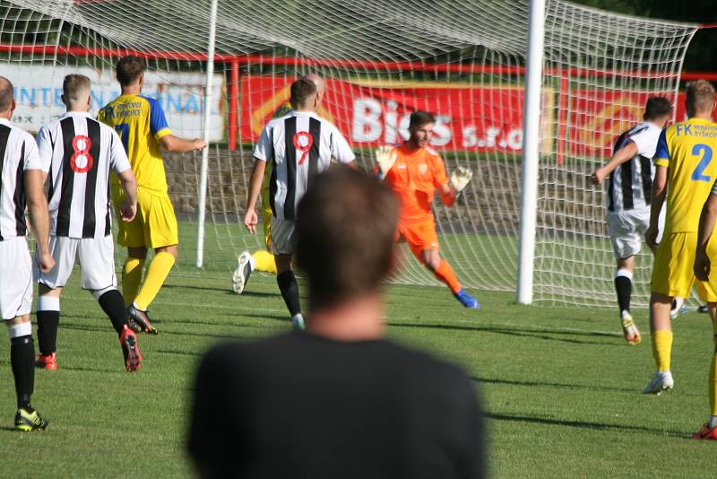 Divize B MFK Dobříš - FK Neratovice-Byškovice 0:1.