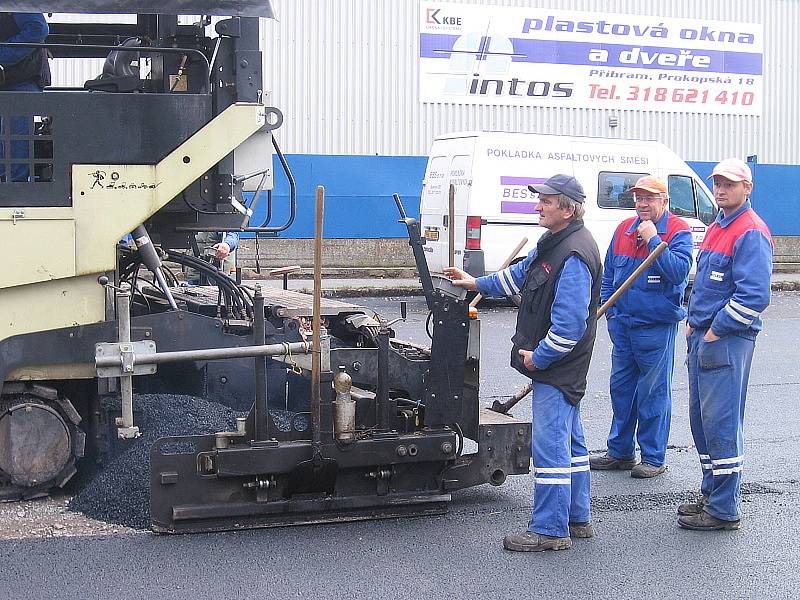 Rekonstrukce parkoviště u zimního stadionu v Příbrami