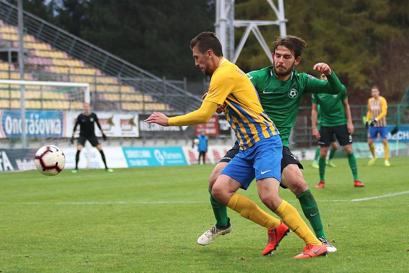 Zápas 16. kola FORTUNA:LIGY Příbram - Opava 0:0.