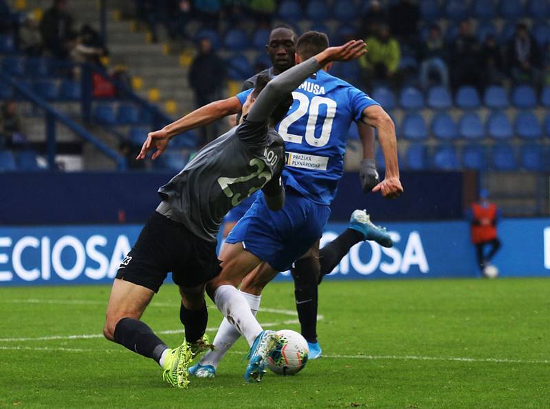 Zápas 15. kola FORTUNA:LIGY Slovan Liberec - 1. FK Příbram 3:2.