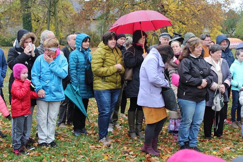 V Petrovicích v neděli 28. října zasadili lípu svobody.