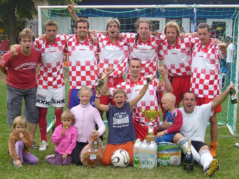 Vítěz turnaje v Hřiměždicích - Nečín United.