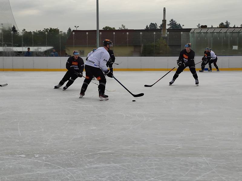 Trénink HC Sparta Praha v Dobříši.