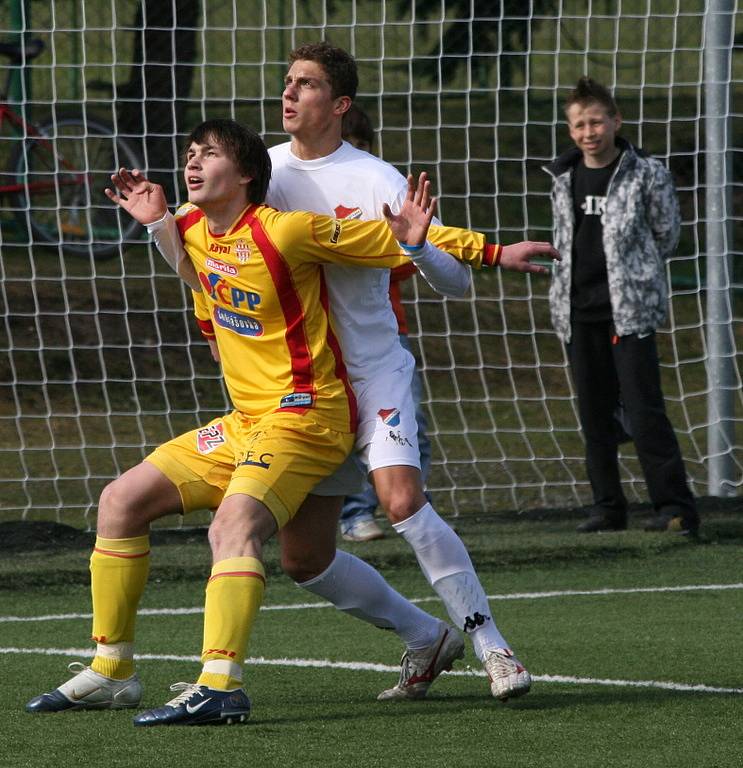 Extraliga staršího dorostu: Marila Příbram - Baník Ostrava (1:1).