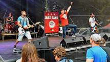 První srpnový víkend patřil v Jincích rockové hudbě, přesněji řečeno Rockfestu Jince, který se konal již popáté.