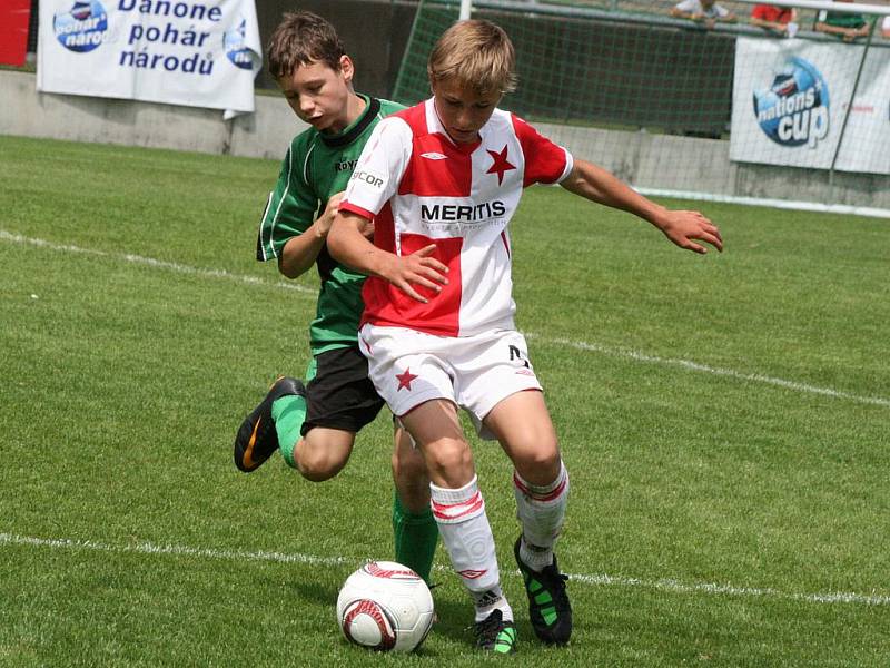 Danone Cup: Příbram - Slavia Praha (2:0).