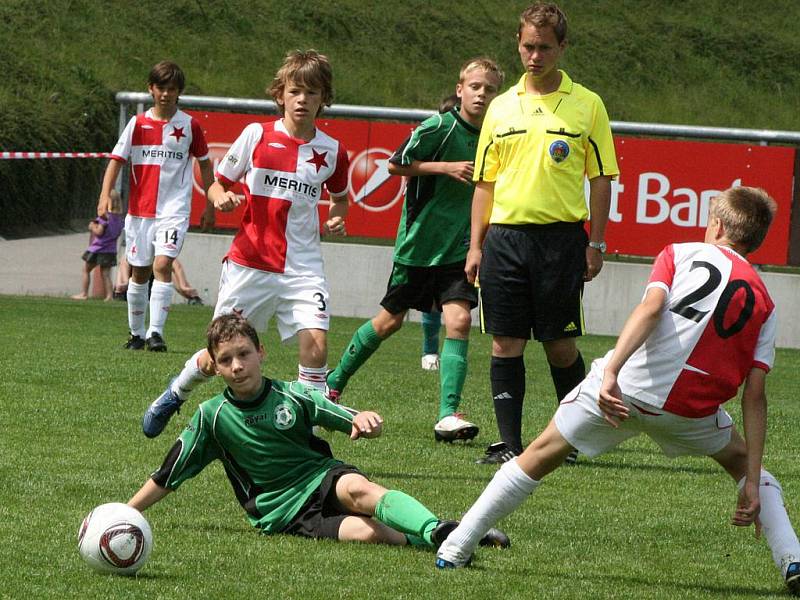 Danone Cup: Příbram - Slavia Praha (2:0).