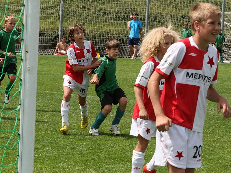 Danone Cup: Příbram - Slavia Praha (2:0).