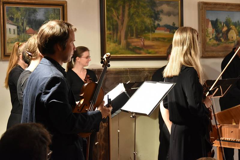 Adventní koncert Musica quinta essentia na březnickém zámku.