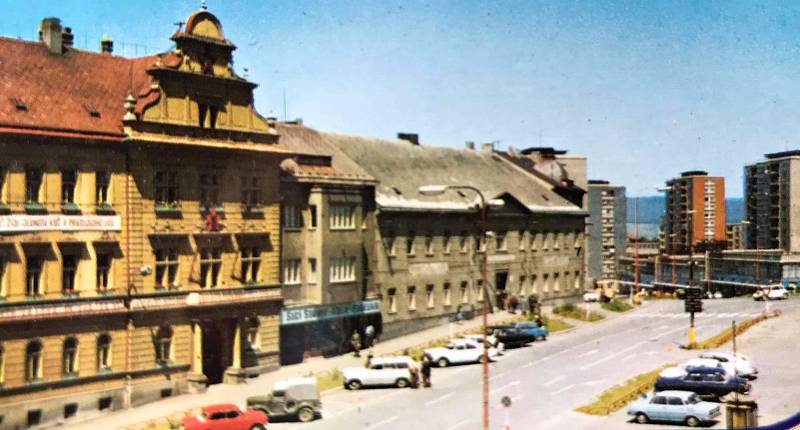 Další ze série snímků Příbrami pořízených v 70. a 80. letech minulého století. Foto: archiv Jiřího Řehounka