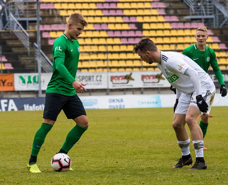 Zápas 23. kola FORTUNA:LIGY 1. FK Příbram - MFK Karviná 2:1 (1:0).