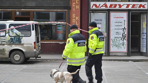 Městská policie Příbram, psovodi v Křižáku.