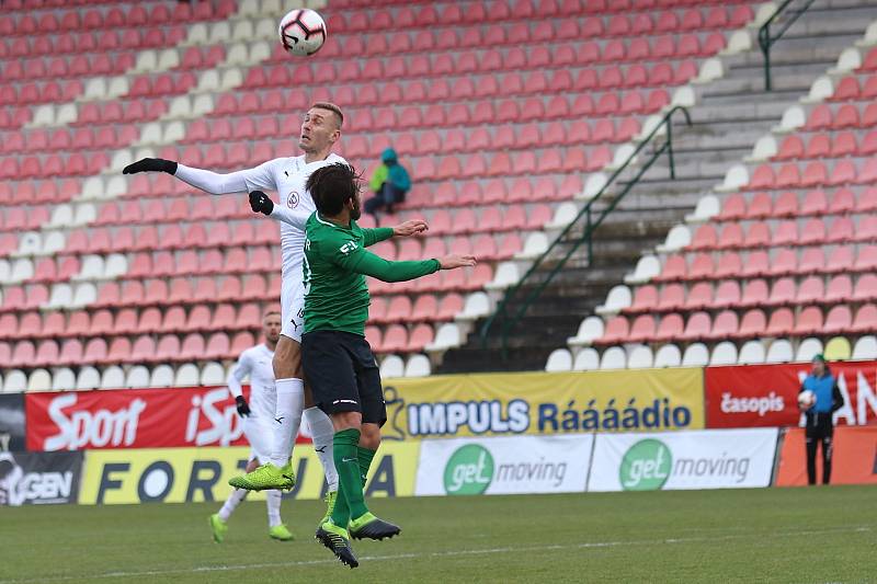 FORTUNA:LIGA, 20. kolo: 1. FK Příbram - 1. FC Slovácko (1:4).