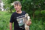 První mládě orla královského z Čech letos úspěšně vylétlo ze svého hnízda