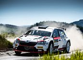 Jan Černý ve voze Škoda Fabia Rally2 Evo