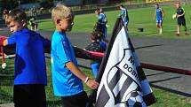 Stadion V Lipkách v Dobříši zažil ve středu v podvečer fotbalový svátek. K utkání 2. kola českého poháru MOL Cup sem přijel prvoligový tým Slovan Liberec.