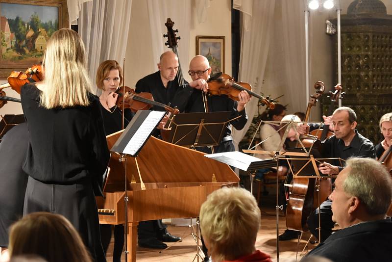 Adventní koncert Musica quinta essentia na březnickém zámku.