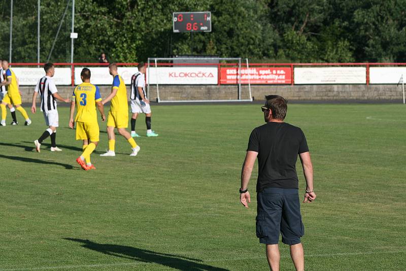 Divize B MFK Dobříš - FK Neratovice-Byškovice 0:1.