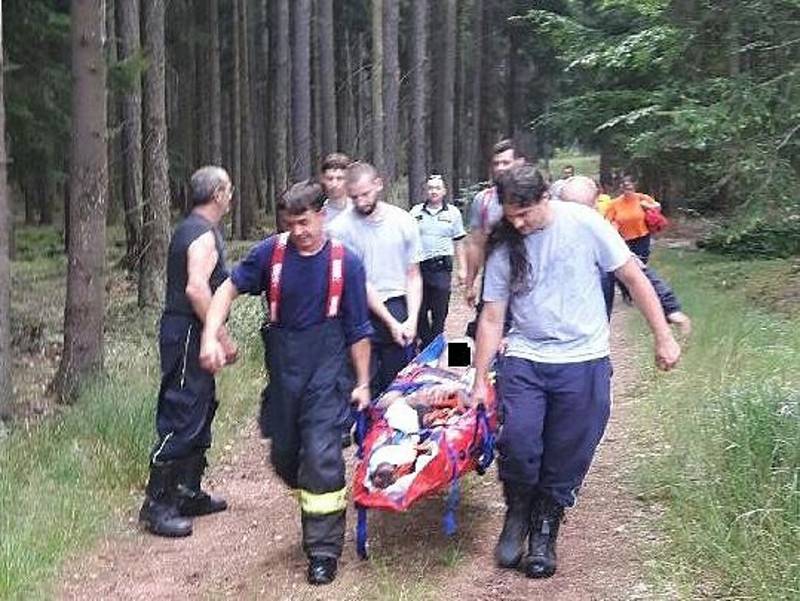 Situací v Brdech se zabývali hasiči na valné hromadě o víkendu. FOTO: Radek Ctibor/Policie ČR