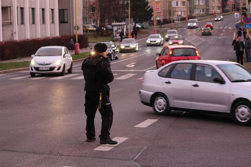 Přepadení banky v Příbrami.