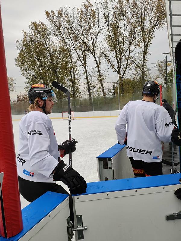 Trénink HC Sparta Praha v Dobříši.