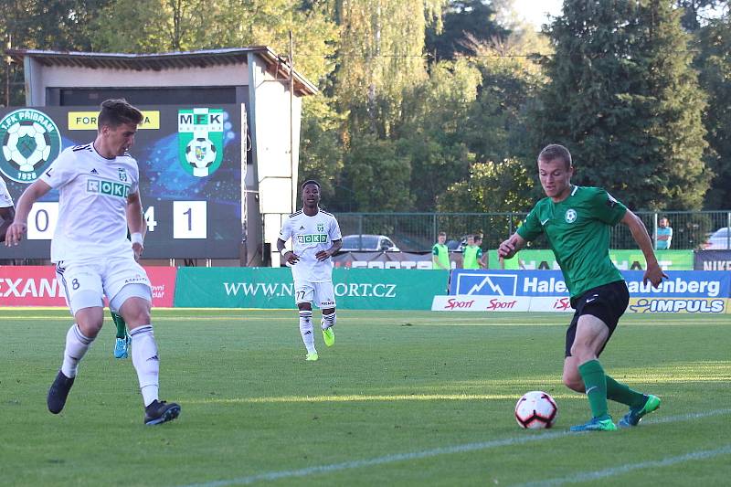 Příbram prohrála doma s Karvinou 0:2.