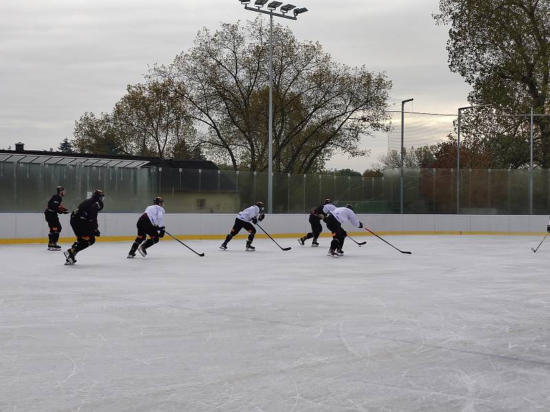 Trénink HC Sparta Praha v Dobříši.