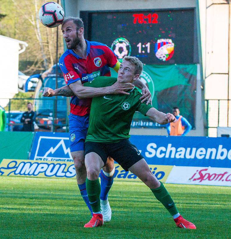 Zápas 29. kola FORTUNA:LIGY 1. FK Příbram - FC Viktoria Plzeň 1:1.