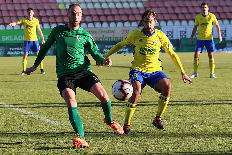 Utkání 21. kola FORTUNA:LIGY 1. FK Příbram - Fastav Zlín 3:2 (1:1).