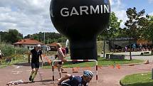 Jan Tománek během Garmin Iron Triathlon Ślesin v Polsku.